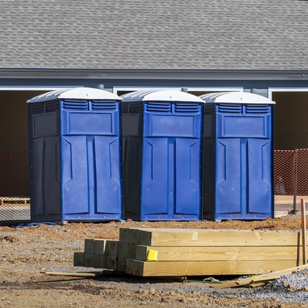 how do you ensure the portable restrooms are secure and safe from vandalism during an event in Hanover